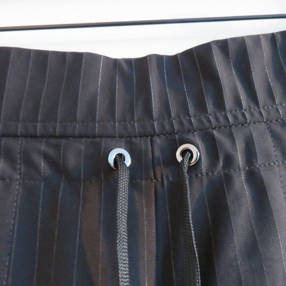 RAFFAELLO ROSSI Candy Pants in Black Pinstripe Travel Lounge Athleisure Sz 14 - Picture 6 of 14